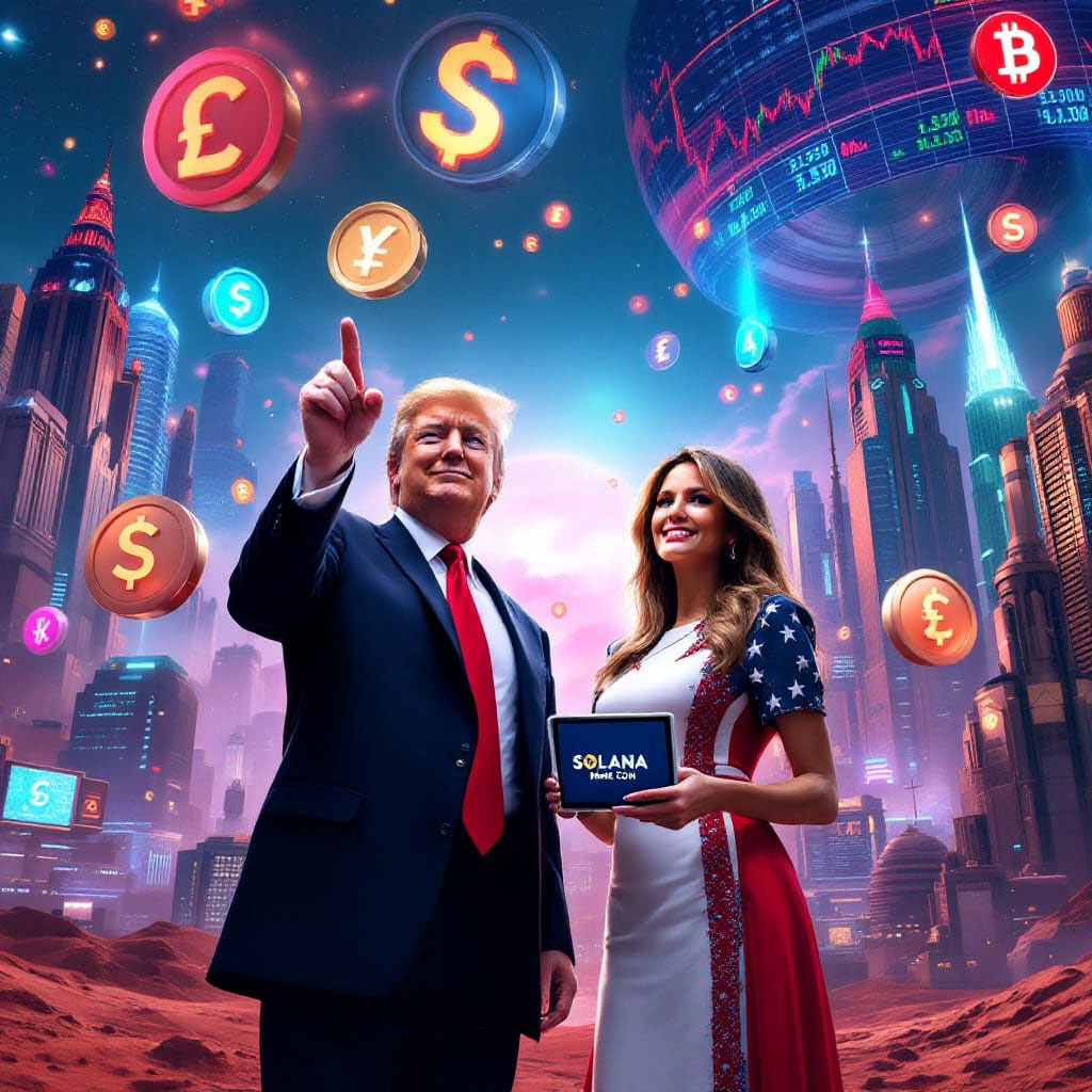 Trump and Melania Meme Coins Spark Crypto Turmoil